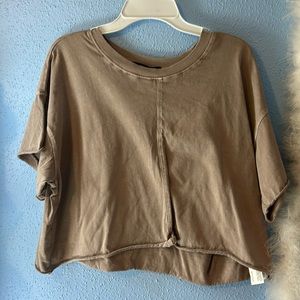 Brown crop top from FOREVER 21 size Medium 🤎